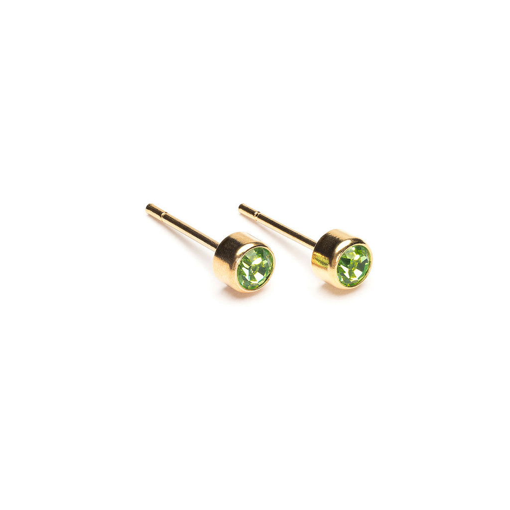 August Birthstone 14k Gold Plated Earrings - Simply Whispers