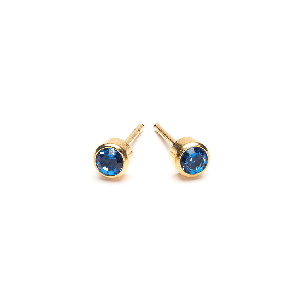 September Birthstone 14k Gold Plated Earrings - Simply Whispers