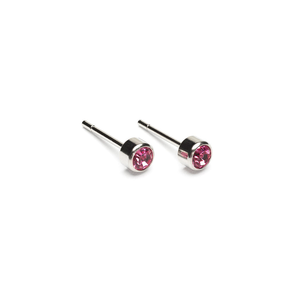 October Birthstone Stainless Steel Earrings - Simply Whispers