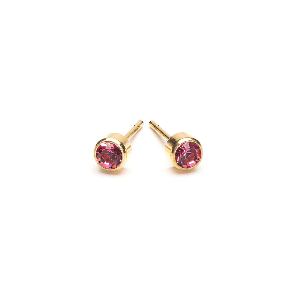 October Birthstone 14k Gold Plated Earrings - Simply Whispers