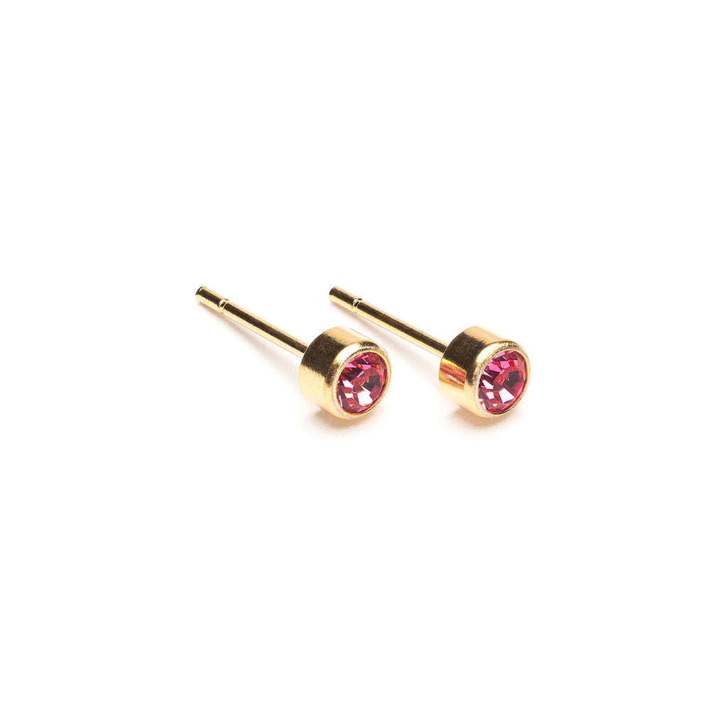 October Birthstone 14k Gold Plated Earrings - Simply Whispers