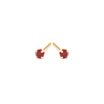 January Birthstone 14k Gold Plated Stud Earrings - Simply Whispers