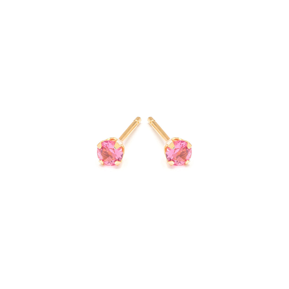 October Birthstone 14k Gold Plated Stud Earrings - Simply Whispers