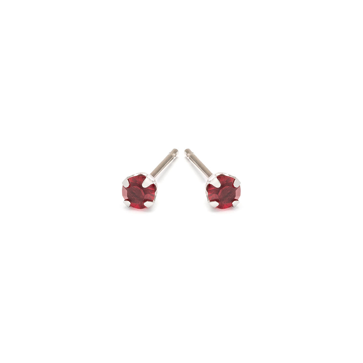 January Birthstone Stainless Steel Stud Earrings - Simply Whispers
