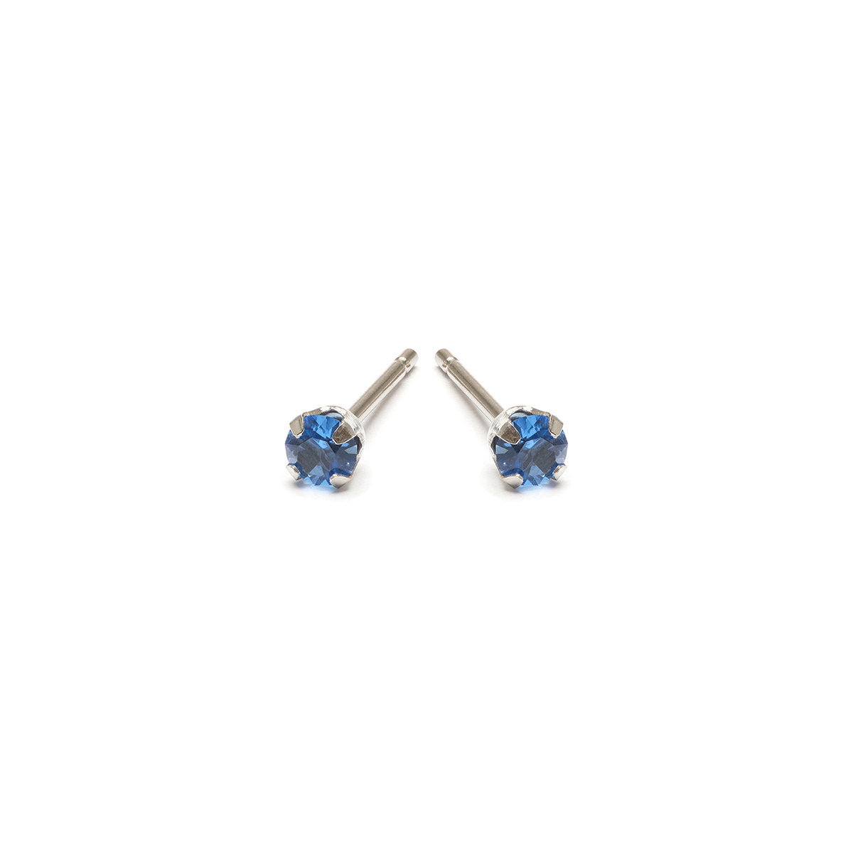 September Birthstone Stainless Steel Stud Earrings - Simply Whispers