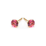 Gold Plated 5 mm October Birthstone Stud Earrings - Simply Whispers