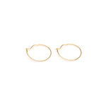 Small Hoop Earrings Gold Plated - Simply Whispers