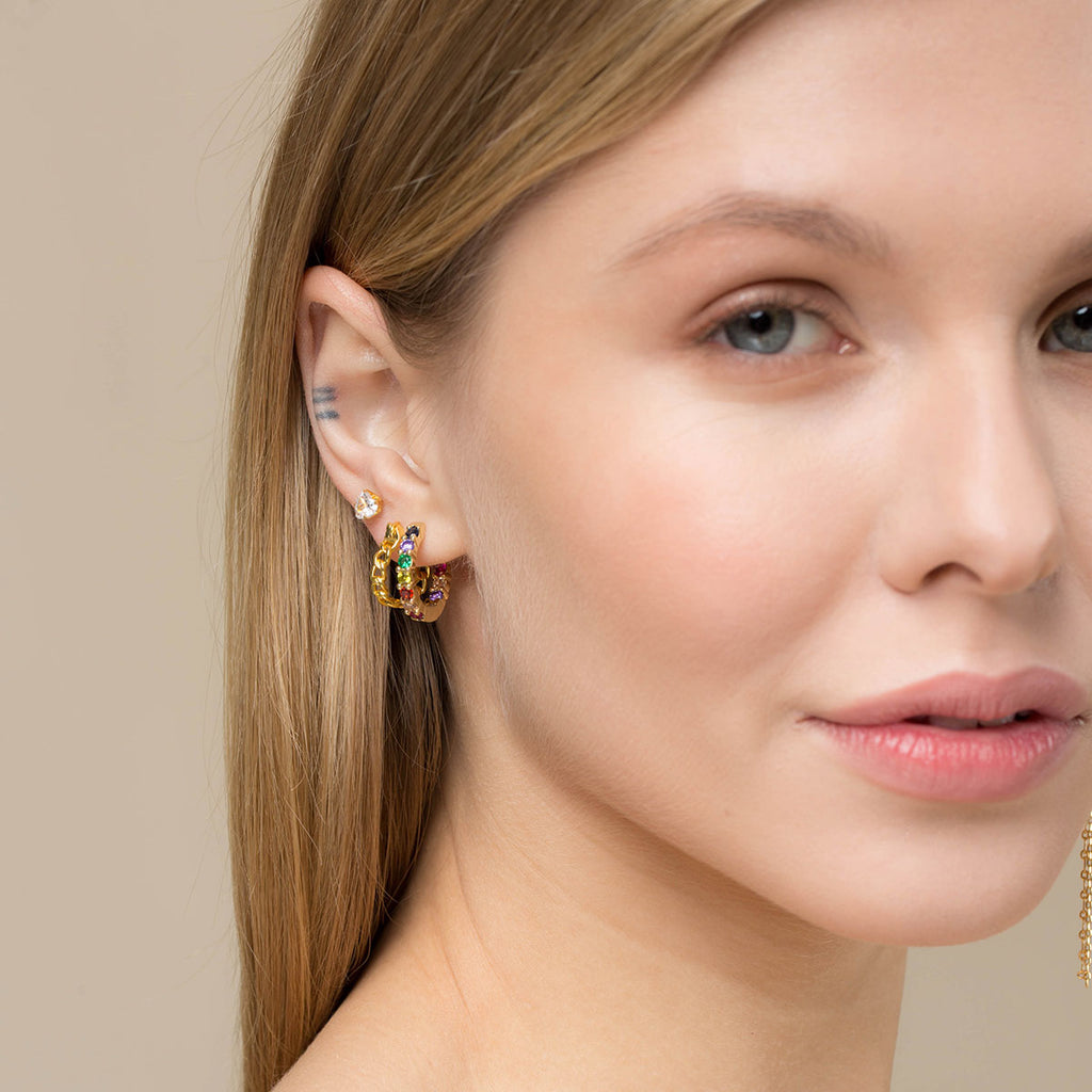 Braided Hoop Earrings - Simply Whispers