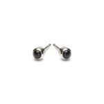 Stainless Steel 3 mm Onyx Stud Earrings - Simply Whispers