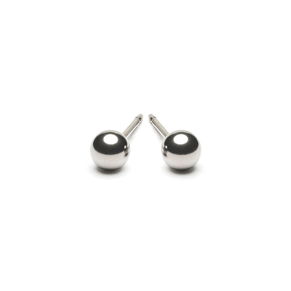 Stainless Steel 4 mm Ball Stud Earrings - Simply Whispers