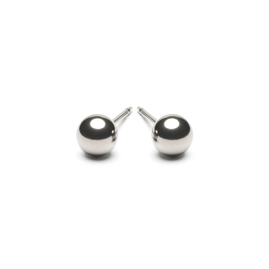 Stainless Steel 5 mm Ball Stud Earrings - Simply Whispers