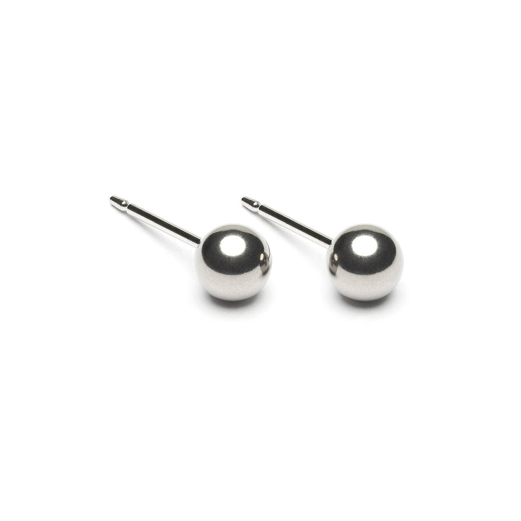 Stainless Steel 5 mm Ball Stud Earrings - Simply Whispers
