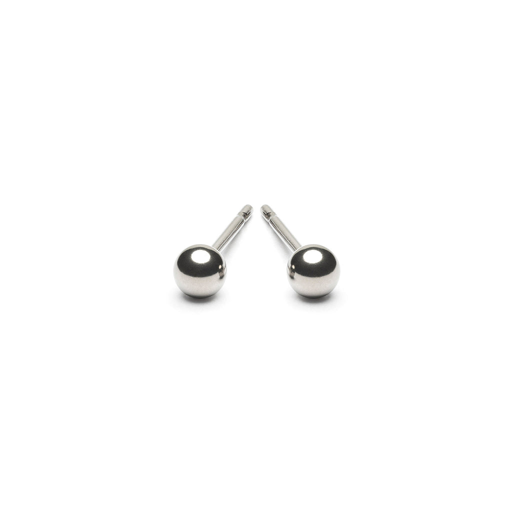 Stainless Steel 3 mm Ball Stud Earrings - Simply Whispers