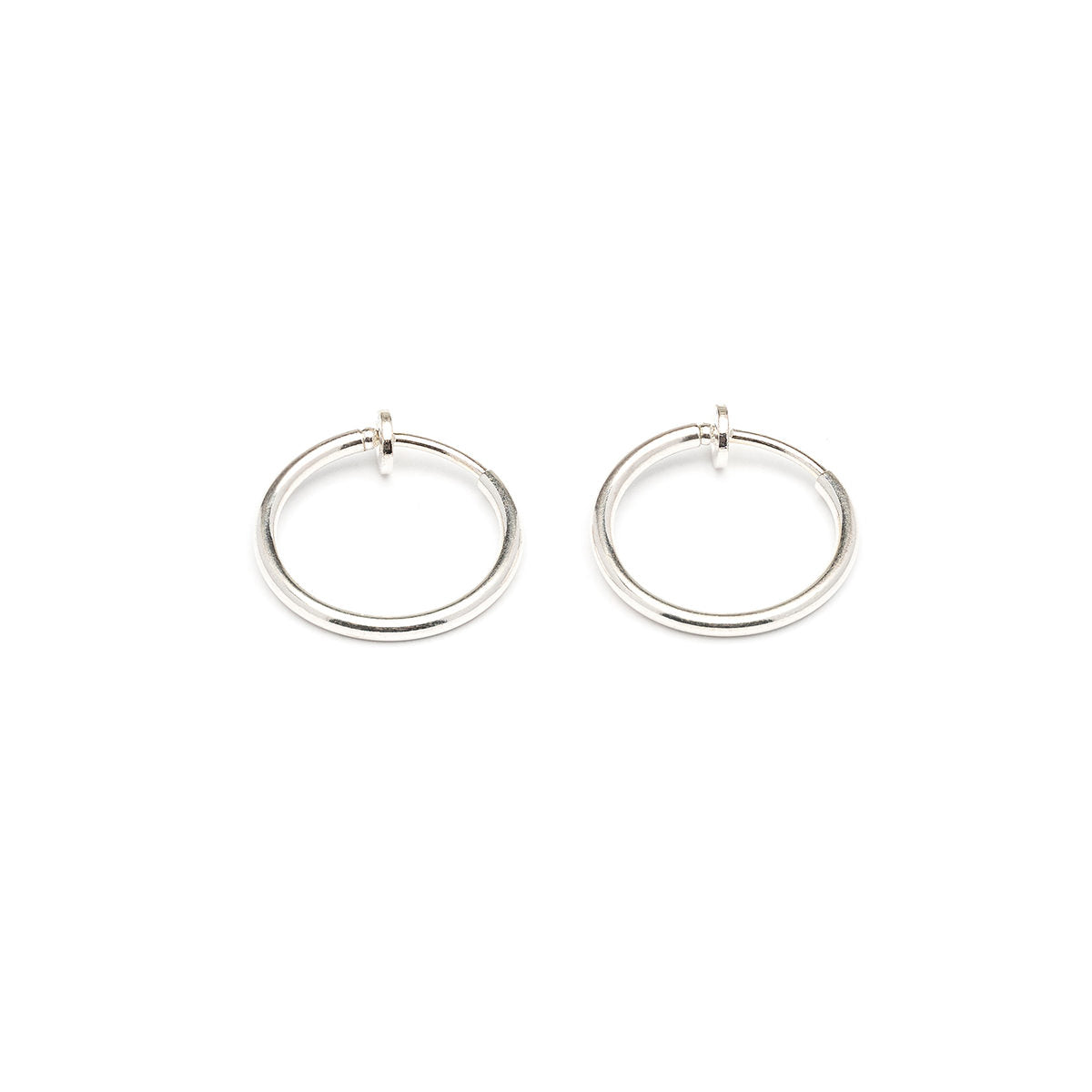 Clip On Hoop Earrings For Kids Emma Holland Knot Hoop Clip On