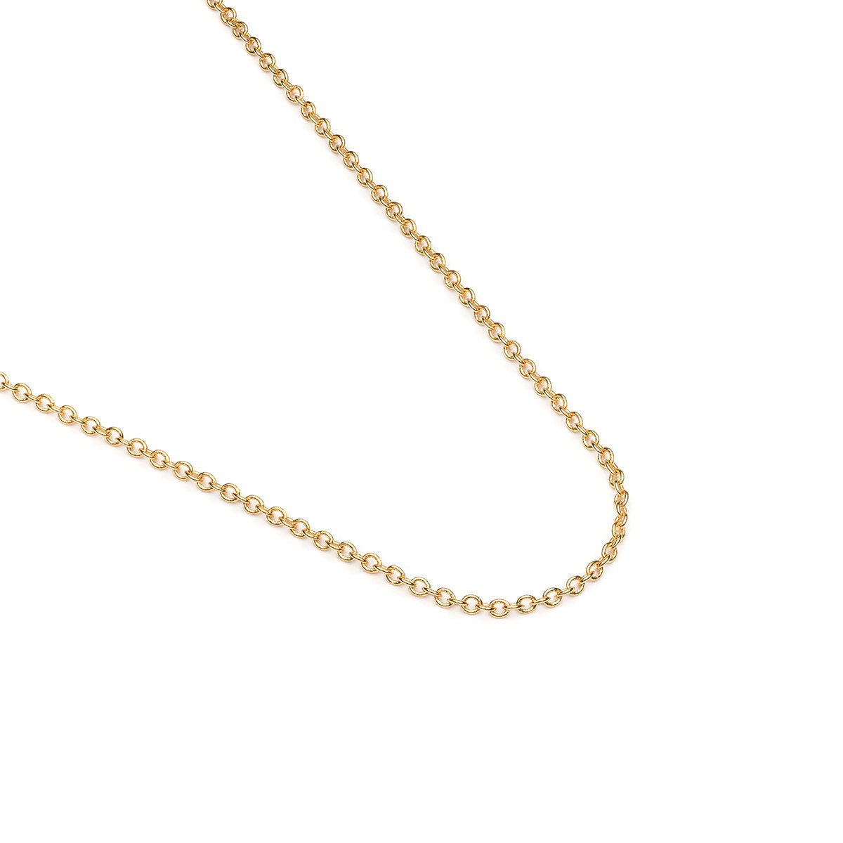 Gold Plated 18 inch Pendant Chain Necklace - Simply Whispers