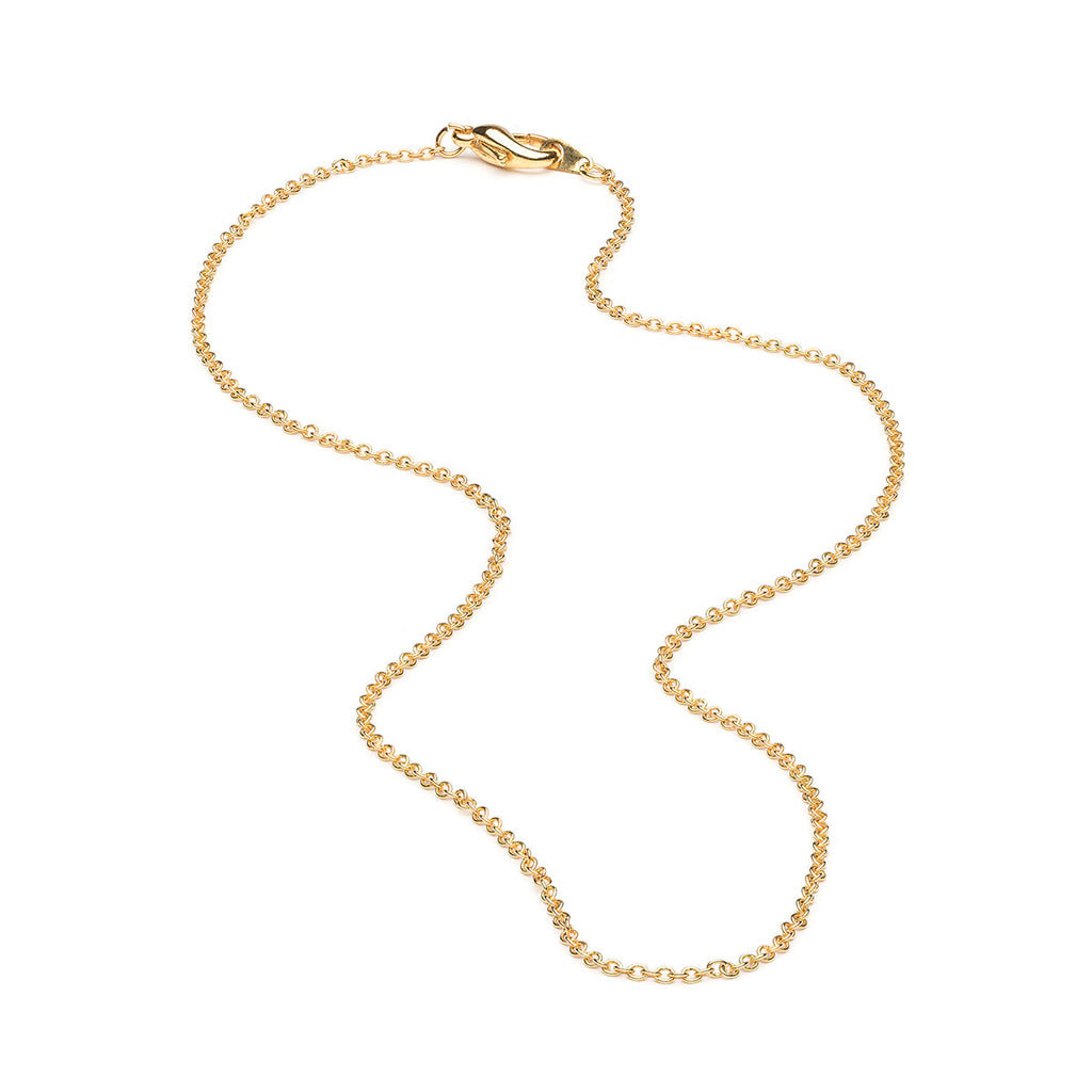 Gold Plated 18 inch Pendant Chain Necklace - Simply Whispers