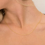 Gold Plated 18 inch Pendant Chain Necklace - Simply Whispers