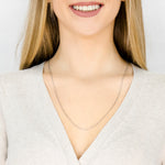 Silver Plated 24 inch Pendant Chain Necklace - Simply Whispers