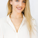 Gold Plated 20 inch Thin Rope Chain Necklace - Simply Whispers