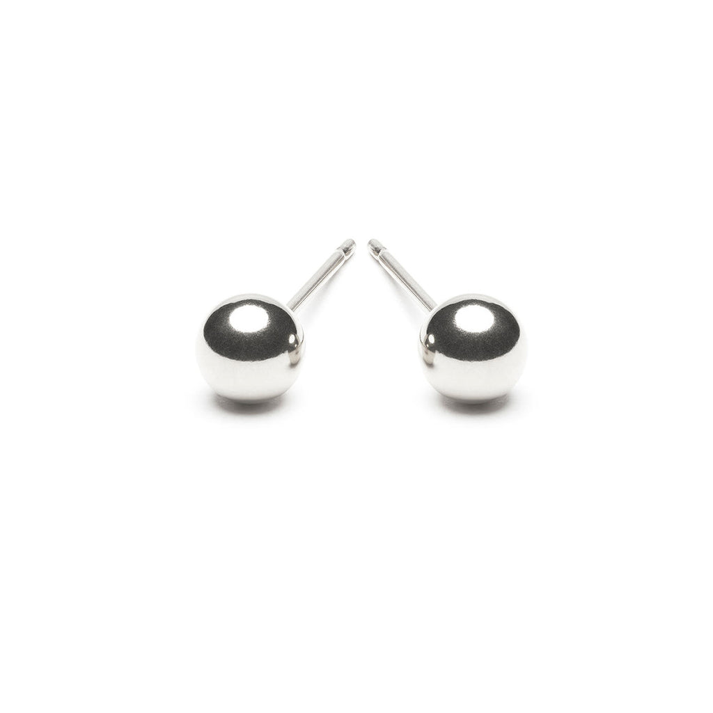 Sterling Silver 5 mm Ball Stud Earrings - Simply Whispers