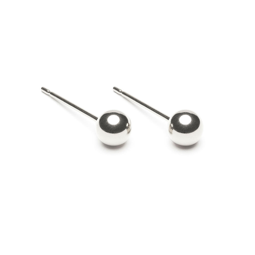 Sterling Silver 5 mm Ball Stud Earrings - Simply Whispers
