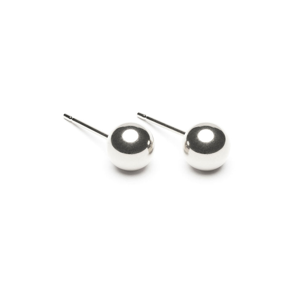 Sterling Silver 6 mm Ball Stud Earrings - Simply Whispers