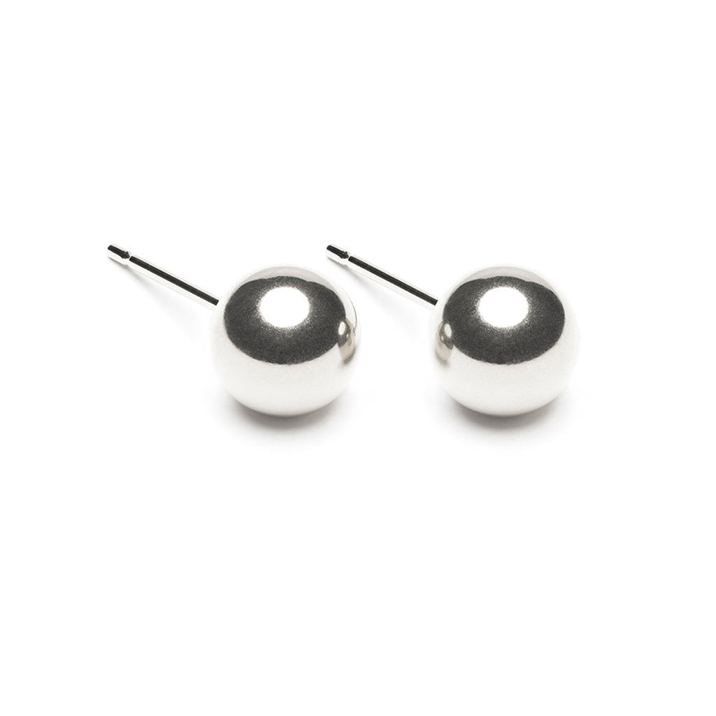 Sterling Silver 8 mm Ball Stud Earrings - Simply Whispers