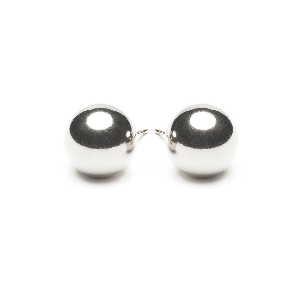 Sterling Silver 10 mm Ball Stud Earrings - Simply Whispers