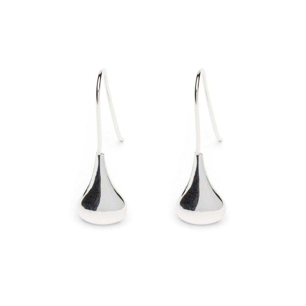 Sterling Silver Teardrop French Hook Earrings - Simply Whispers