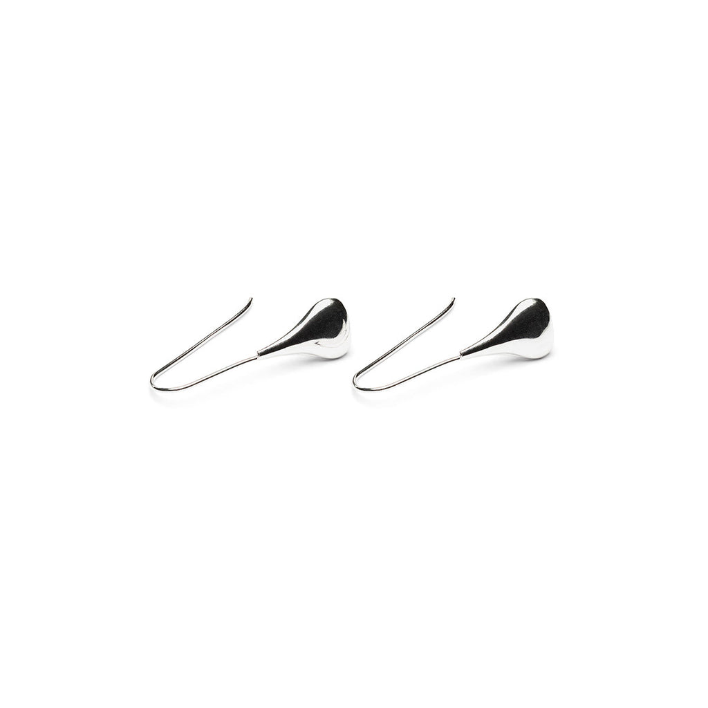 Sterling Silver Teardrop French Hook Earrings - Simply Whispers