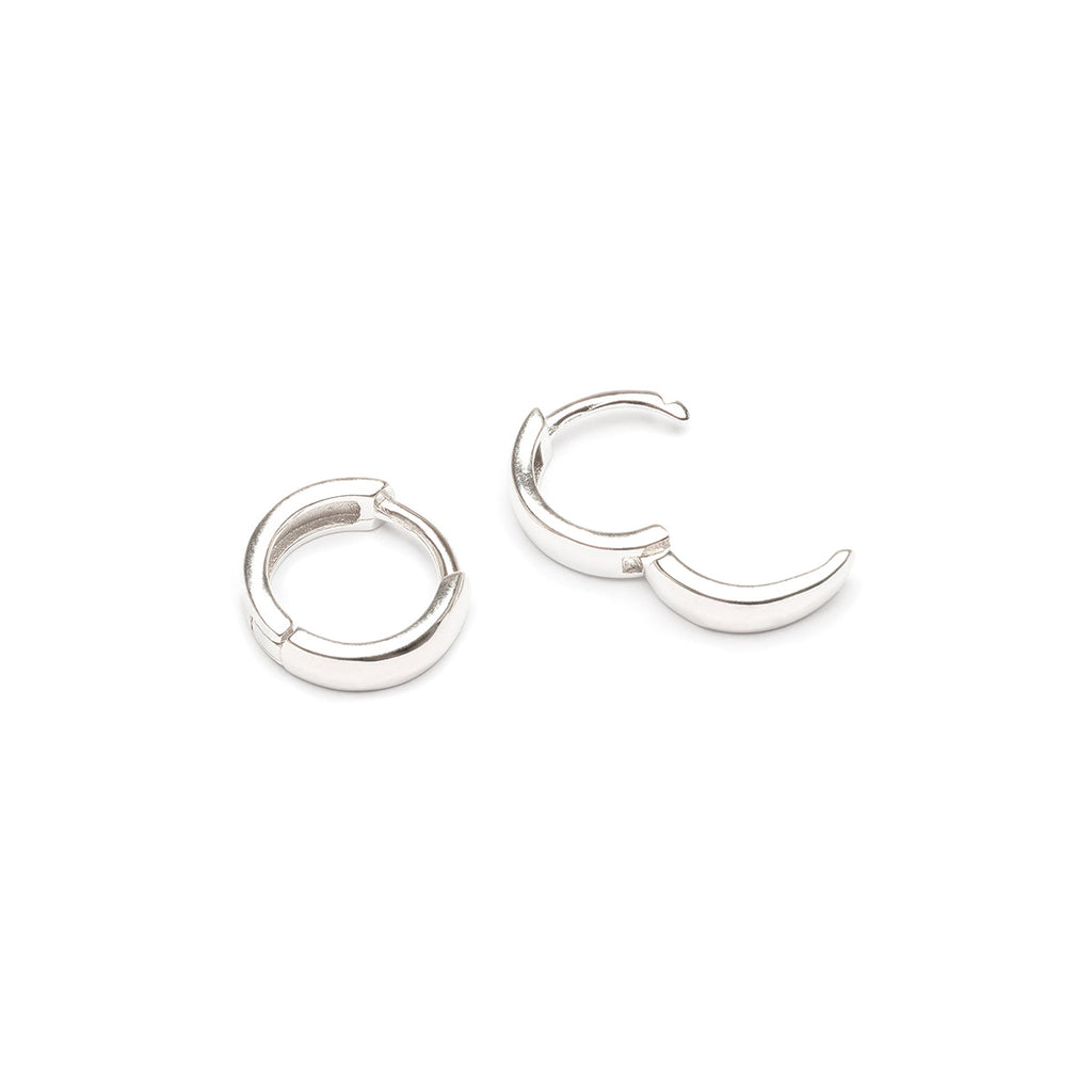 Silver Mini Huggie Earrings - Simply Whispers