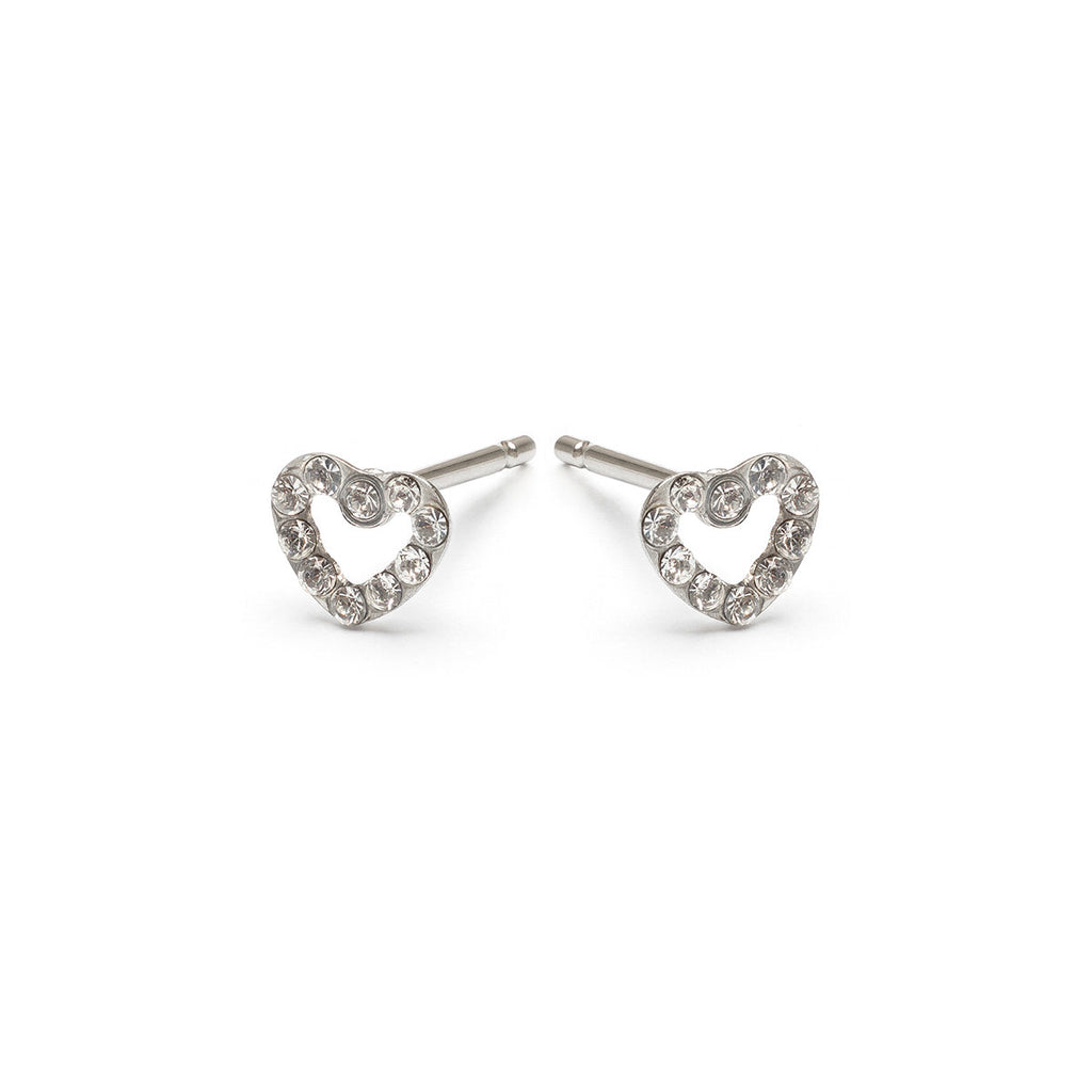 Mini Heart Stud Earrings - Simply Whispers