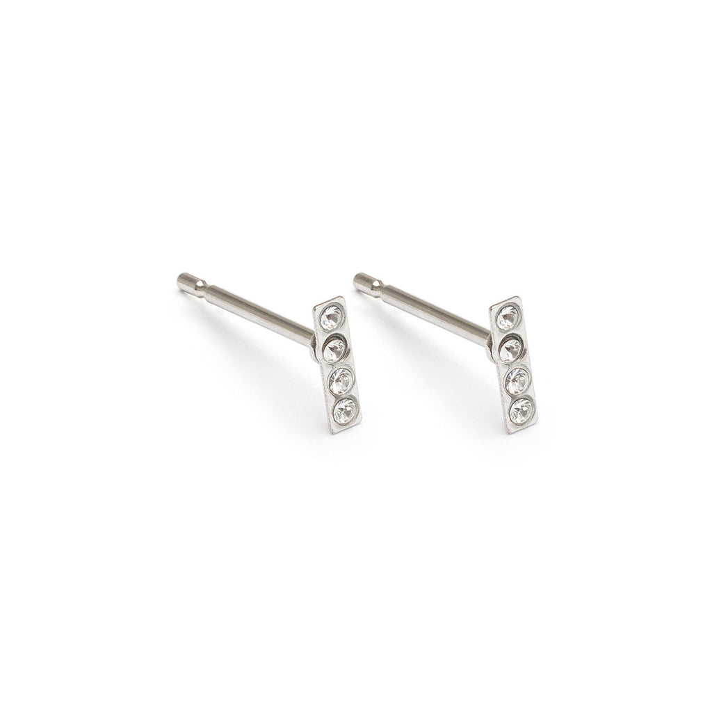 Mini Bar Stud Earrings - Simply Whispers