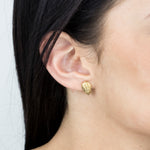 Gold Plated Leaf Stud Earrings - Simply Whispers