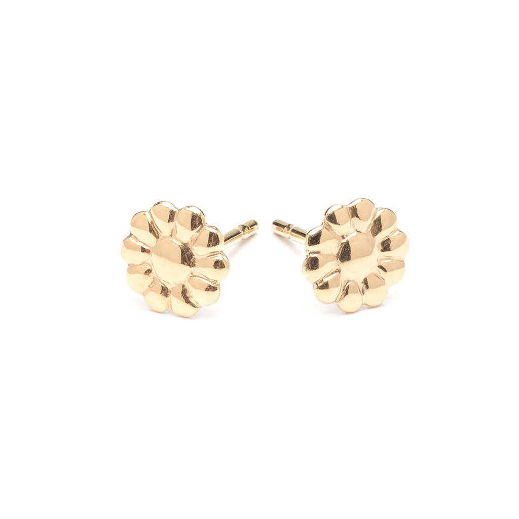 Gold Plated Little Daisy Stud Earrings - Simply Whispers