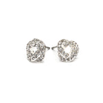 Knot Crystal Stud Earrings - Simply Whispers
