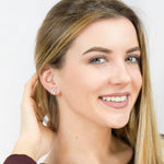 Knot Crystal Stud Earrings - Simply Whispers