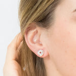 Knot Crystal Stud Earrings - Simply Whispers