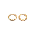 Small Huggies Gold Plated - Simply Whispers