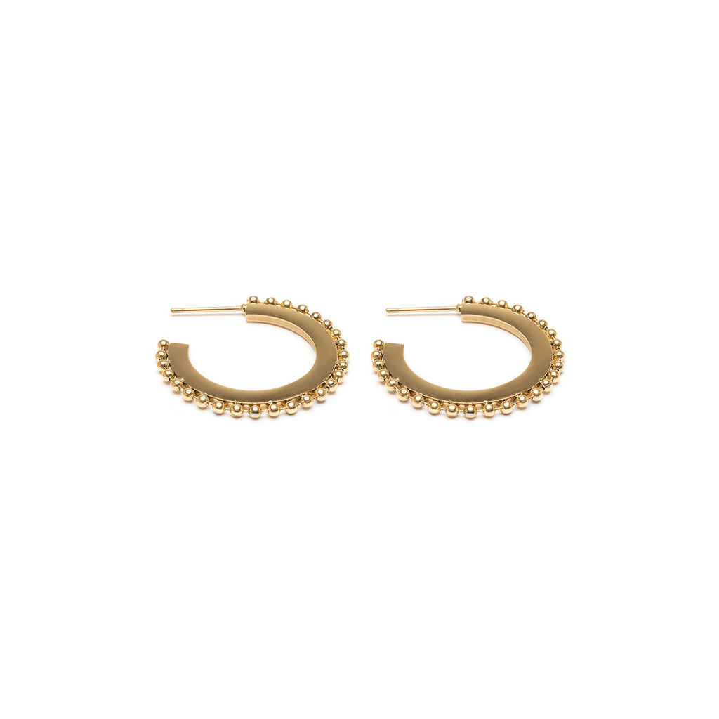 Beaded Hoop Earrings - Simply Whispers