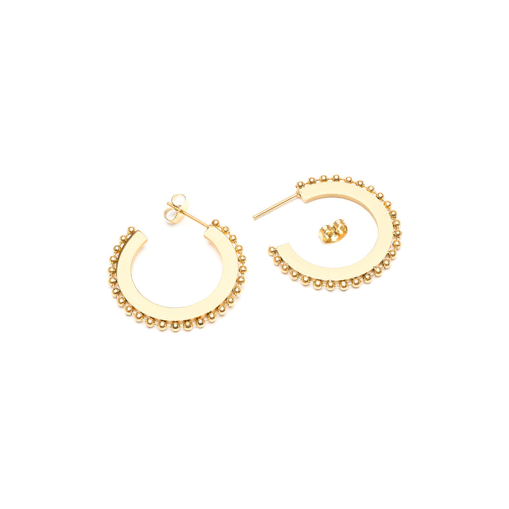 Beaded Hoop Earrings - Simply Whispers