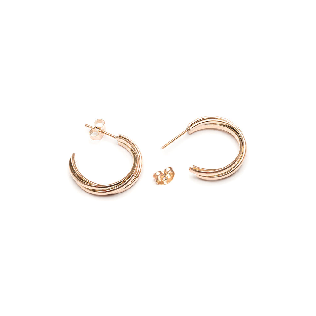 Twist Hoop Earrings - Simply Whispers