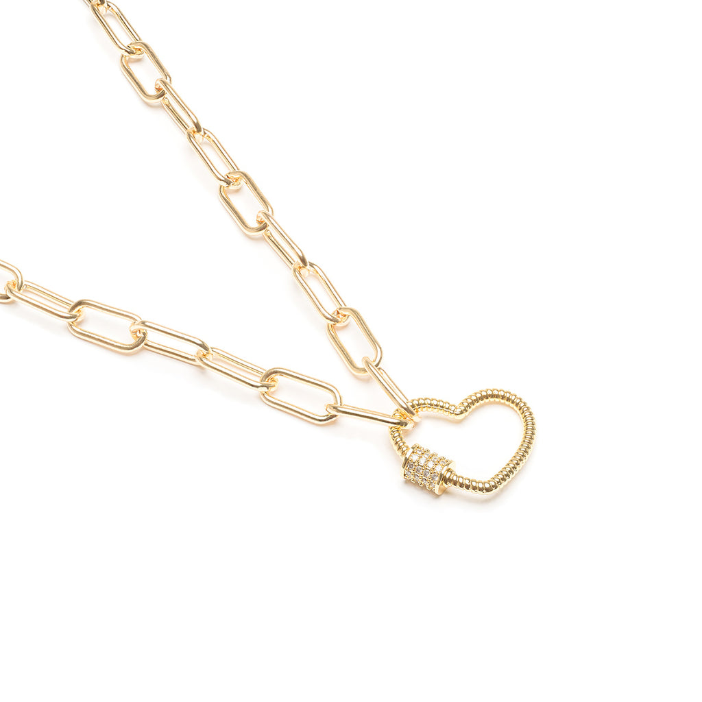 Heart Chain Necklace - Simply Whispers