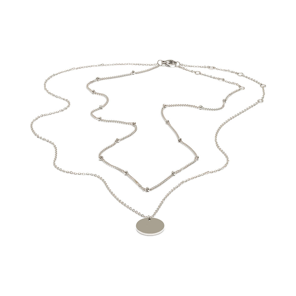 Layered Coin Necklace - Simply Whispers