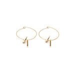 Pendant Hoop Earrings - Simply Whispers