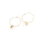 Pendant Hoop Earrings - Simply Whispers