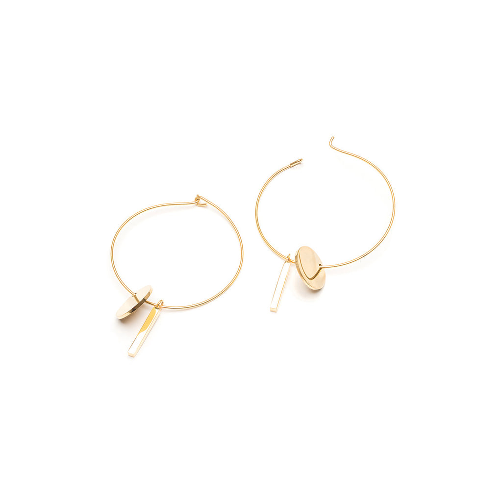 Pendant Hoop Earrings - Simply Whispers