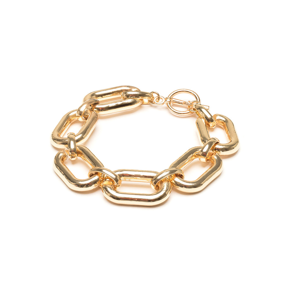 Gold Plated Chunky Link Bracelet - Simply Whispers