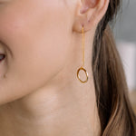 Round Chain Threader Earrings - Simply Whispers