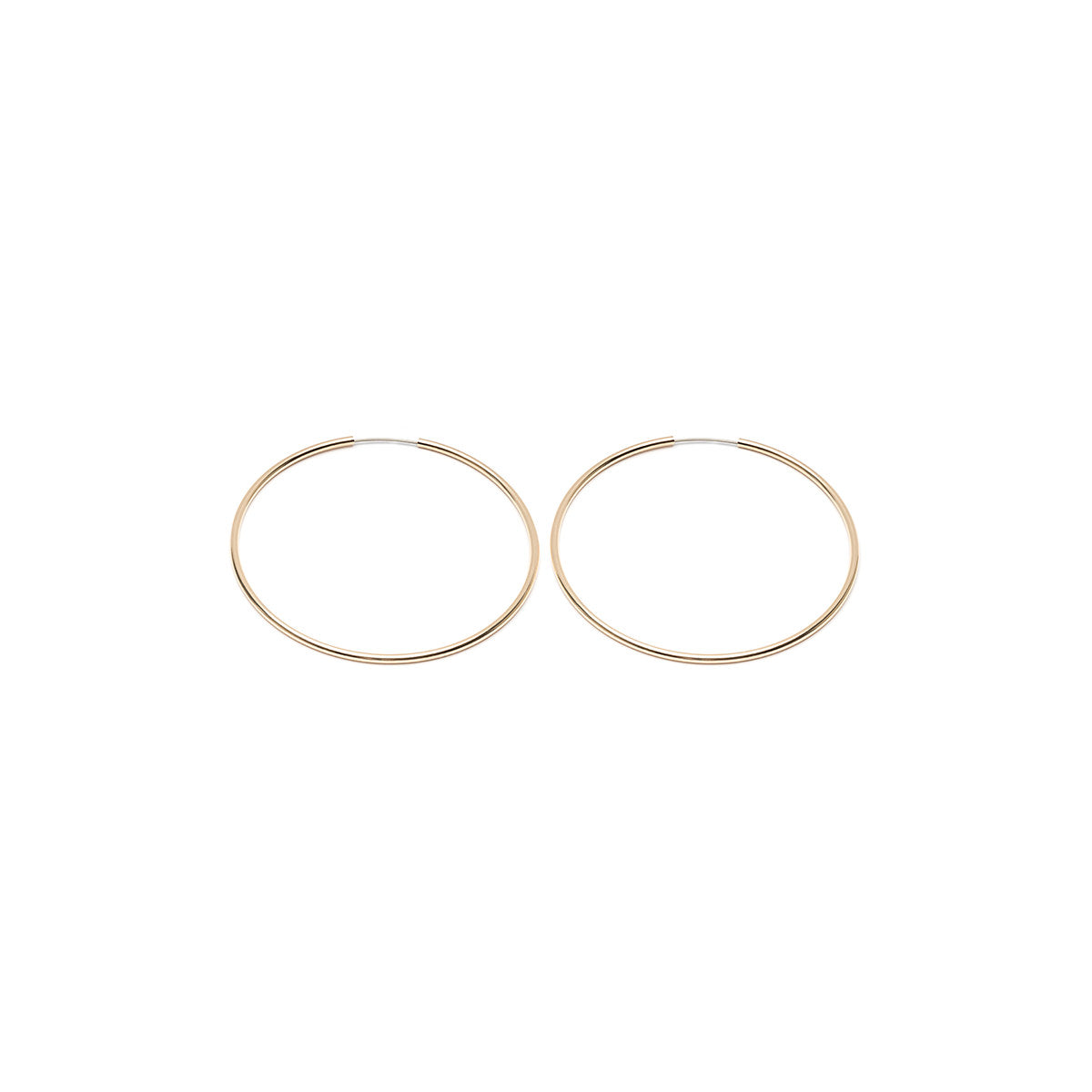 Oversized Thin Hoop Earrings - Simply Whispers